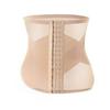 Steel Waist Breathable 3row Boned Shaping Vest With Lace 17 Buttons