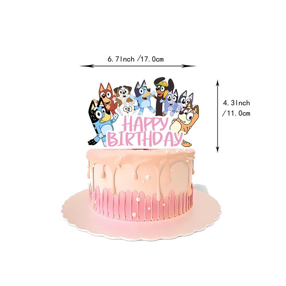 30 шт. розовые голубые воздушные шары для украшения дня рождения, набор с баннером, топперы для торта