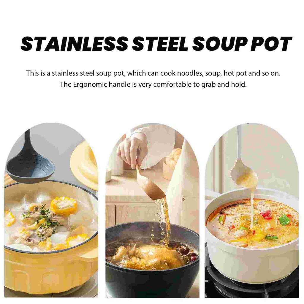 Stainless Steel Cooking Pots Saucepan for Casserole Kitchen Pans Offers Free Shipping Broad Heater Stock Baby