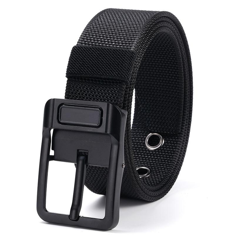 Outdoor Belt Men's Nylon Belt Adjustable Simple Automatic Buckle Belt