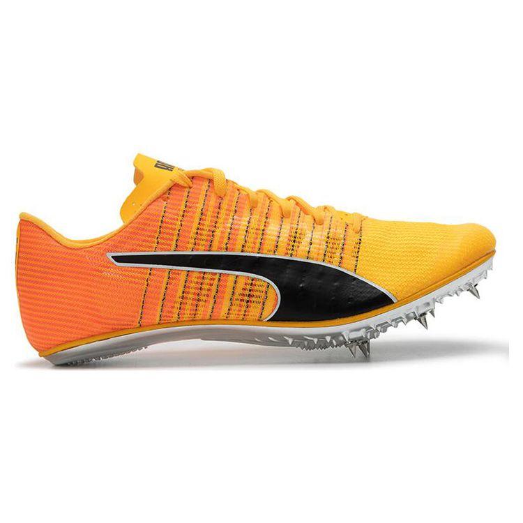 Puma EvoSpeed Brush 6 Sun Stream Black Unisex Sneakers Orange Sunset-Glow 380022-01