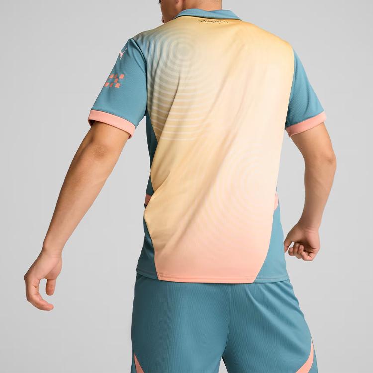 Puma Футболка Manchester City 24/25 Replica Fourth Fashionable с коротким рукавом для мужчин, цвет Bold-Blue 775202-04