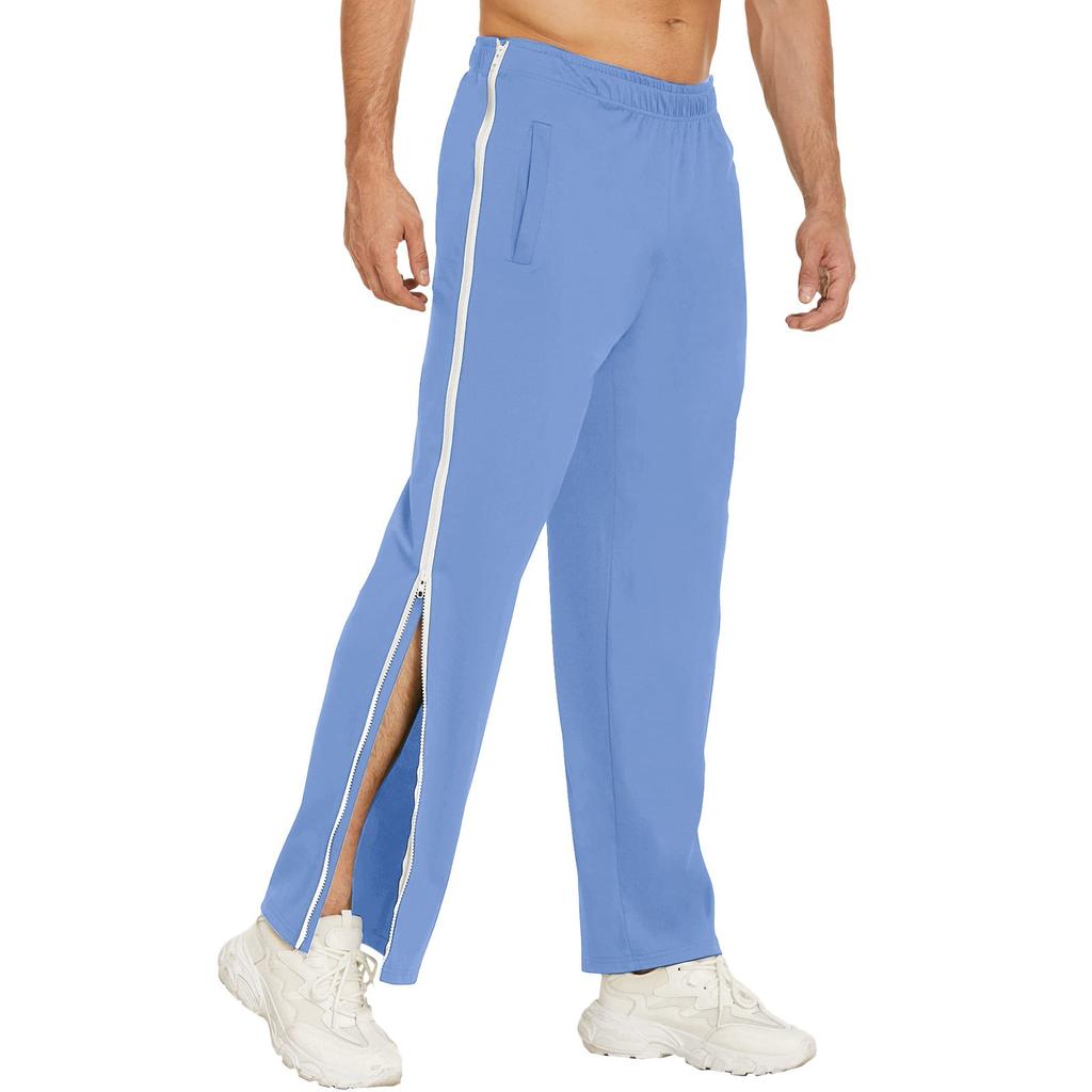 Men's Zipper Pants, Loose Sweatpants, Training Basketball Pants, Men's Loose Pants