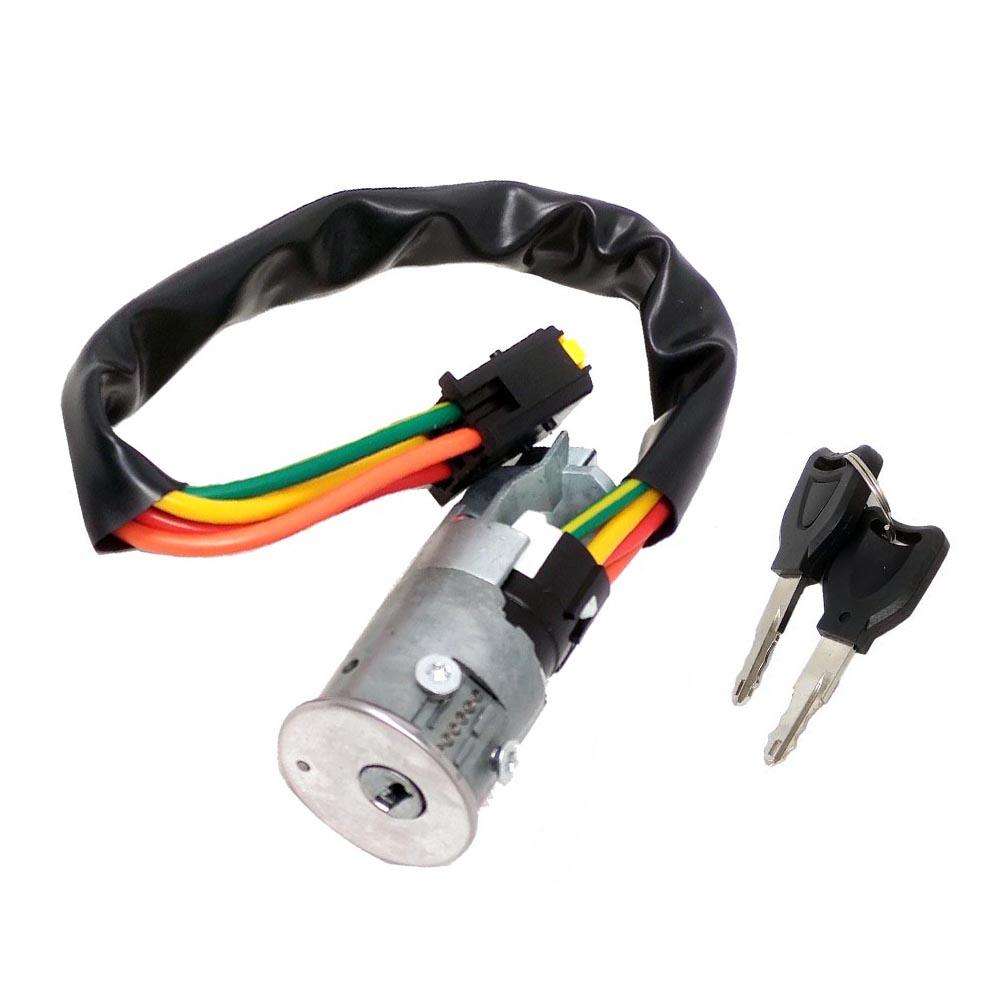 Выключатель замка зажигания и стартера + 2 ключа для Renault Clio1998-2005 MEGANE SCENIC MK1 1996-2003 7701471220 7701471098