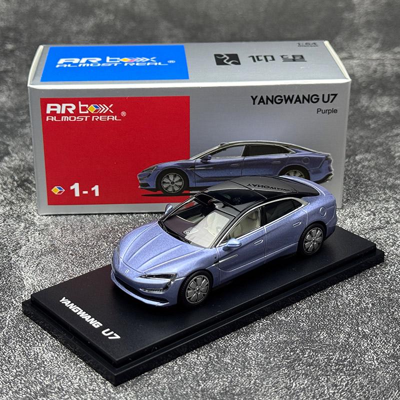 ARBox 1:64 scale BYD Yangwang U7 Alloy Die-Cast Model Car Static display holiday gift collection
