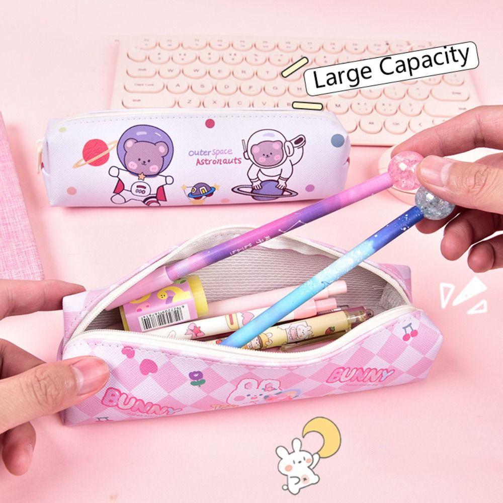 Dirt-proof Pencil Case Waterproof Stationery Bag Multi Functional Pencil Box Gift