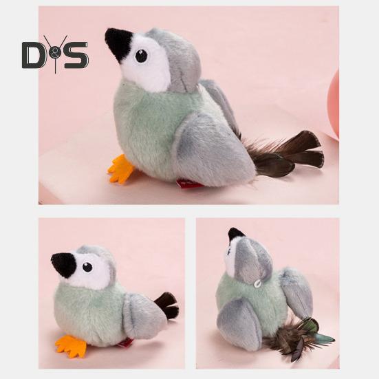 Интерактивная игрушка для кошек «Щебечущие птицы» Моделирование хлопающих крыльев Мягкие птицы Активация касанием Электрическая игрушка для кошек и собак «Летающие птицы»