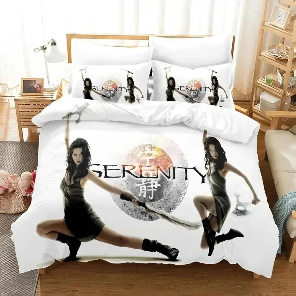 Постельное белье Serenity 3D НОВОЕ Пододеяльник Наволочка Комплект Постельного Белья Взрослый Мальчик Девочка Украшение Спальни Детская Односпальная Двуспальная Большой