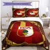 FC Augsburg FC Printed 3PCS Bedding Set Breathable Duvet Cover with Pillowcases Decorative Bed Linen for Bedroom Home