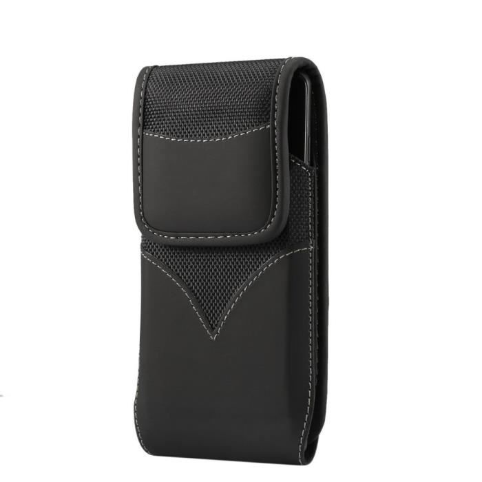 Étui Housse Nylon avec Rotation Clip de Ceinture pour BLACKBERRY Z3 STJ100-2 (RIM JAKARTA) > Noir