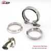Universal Stainless Steel Car Exhaust Pipe Clamp with V-Type Buckle Flange – 304 Grade