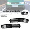 Front Bumper Fog Light Grill Fit VW Sharan 7M 2000-2010 W/ Foglight Hole