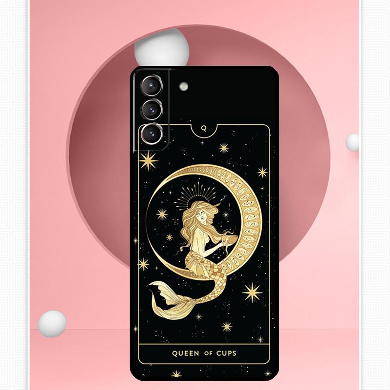 Witches Moon Tarot Mystery Totem Cover For Samsung Galaxy S23 S24 Ultra S8 S9 S10 S22 Plus Note 10 20 Ultra S20 S21 FE Case