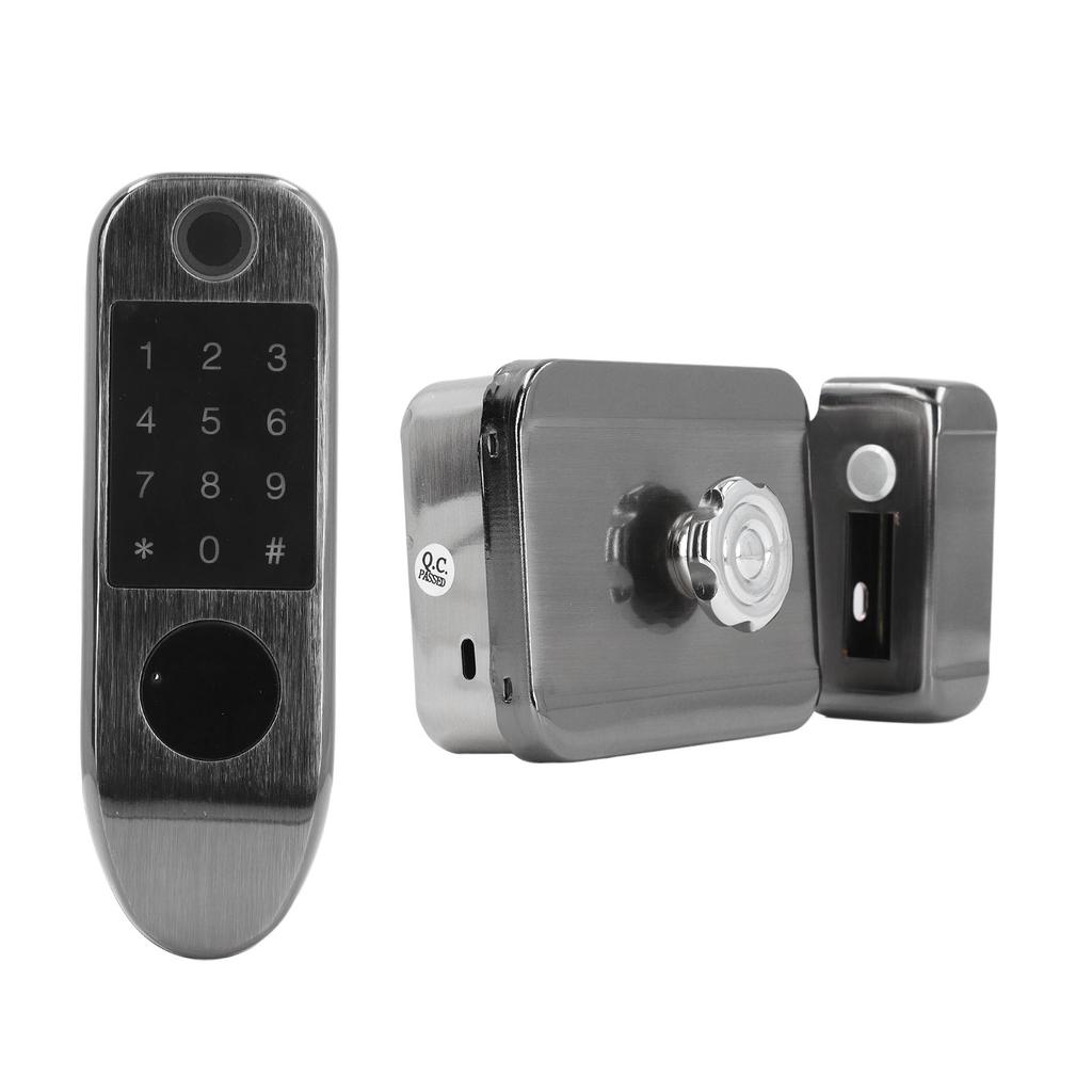 Умный дверной замок безопасности 5 способов разблокировки Электронный биометрический дверной замок с отпечатком пальца