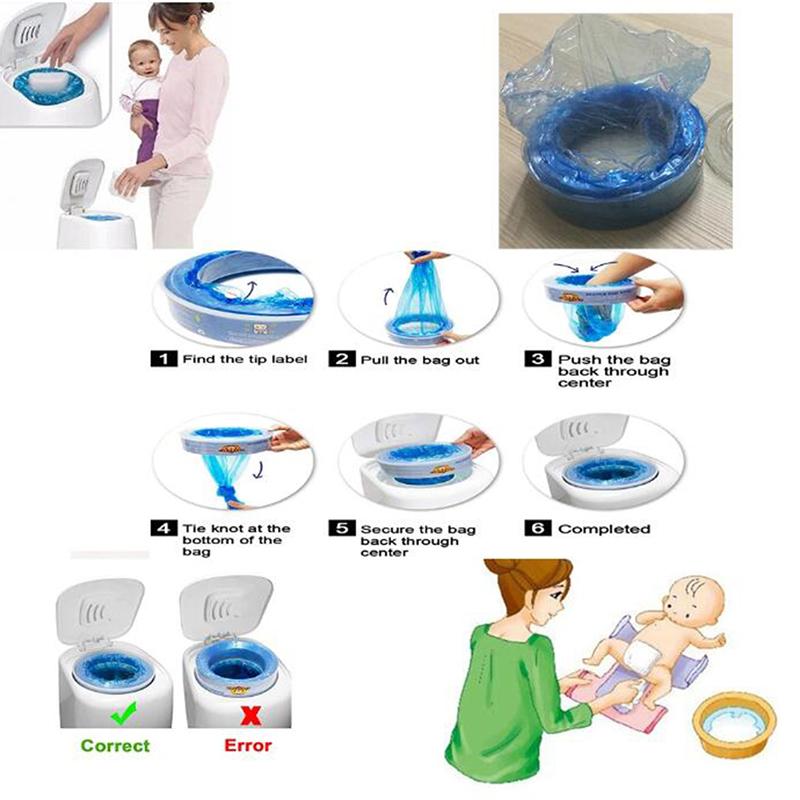 Сумка для подгузников для младенцев, сменный мешок для мусора, совместимый с ведром для подгузников, сменная сумка