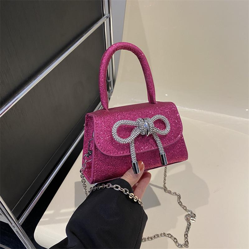 Cute Mini Women's Handbag With Bowknot Detail In Multiple Colors For Daily Use