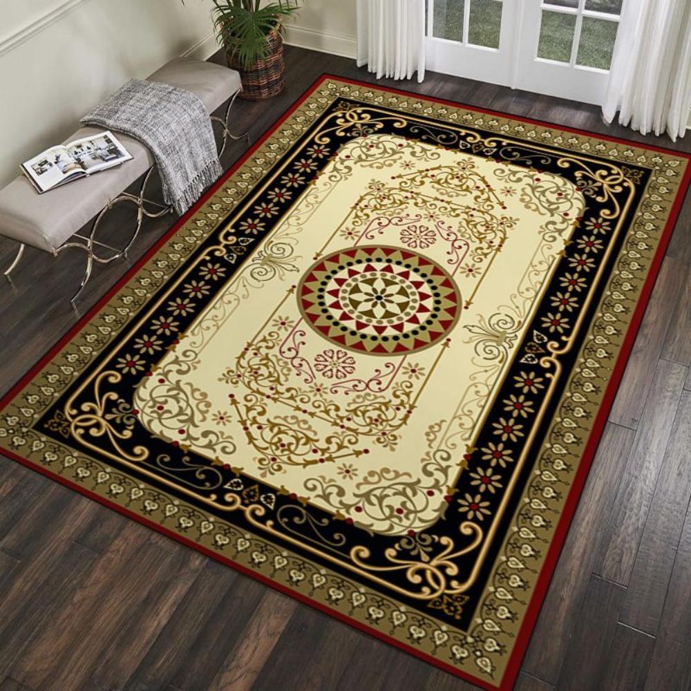 Bohemian Vintage Carpet Large Area Living Room Mat Kitchen Table Floor Mat Bedroom Office Prayer Rug Muslim Prayer Home Decor