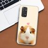 Милый чехол для телефона с изображением хомяка для Xiaomi Redmi Note 13 12 12S 11 11S 10 10S 9 9S 11T 11E Pro Plus 8 8T 7 + чехол