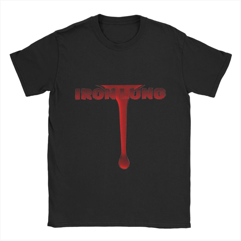 Men's T-Shirts Iron Lungs Funny Cotton Tee Shirt Short Sleeve T Shirt Crew Neck Clothing Printed - Men's Summer Cotton Grap...