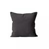 Cushion Cover 60x60 Cm ALIX Anthracite, by Soleil D'ocre