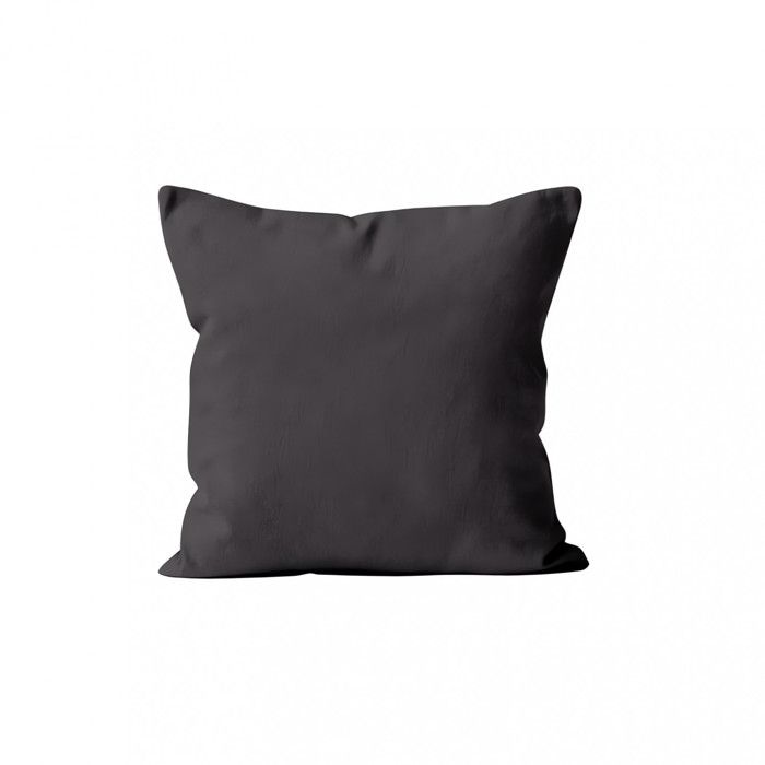 Cushion Cover 40x40 Cm ALIX Mocha, by Soleil D'ocre