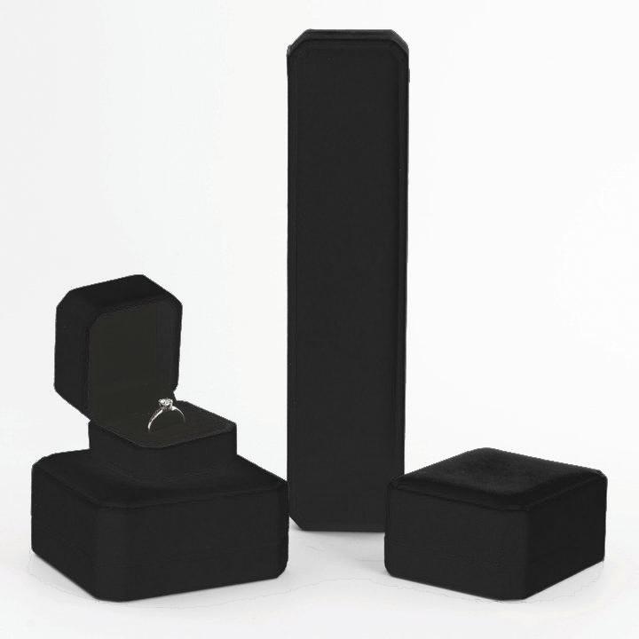 Flannel Jewelry Storage Box for Rings, Bracelets, Earrings, Necklaces, and Pendants