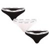Calvin Klein Womens/Ladies Branded Thong (Pack of 3)