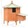 Chicken Coop 126 x 117 x 125 cm Pine and Spruce Wood