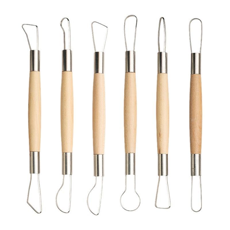 14-Piece Pottery Carving & Sculpting Tool Set for Clay and Stone