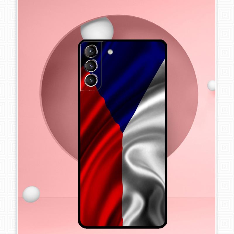 Чехол с чешским флагом для Samsung Galaxy S24 S23 S22 Ultra Note 10 Plus Note 20 S9 S10 S20 S21 FE, задняя крышка