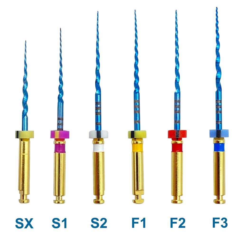 Супер-файл для стоматологических инструментов, синий роторный Pro, гибкий конусный файл для активации тепла, для корневых каналов