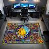 1Pc Sun and Moon Print Rug - home decoration Carpet For Living Room Bedroom Flooring Computer Chair Area Rug