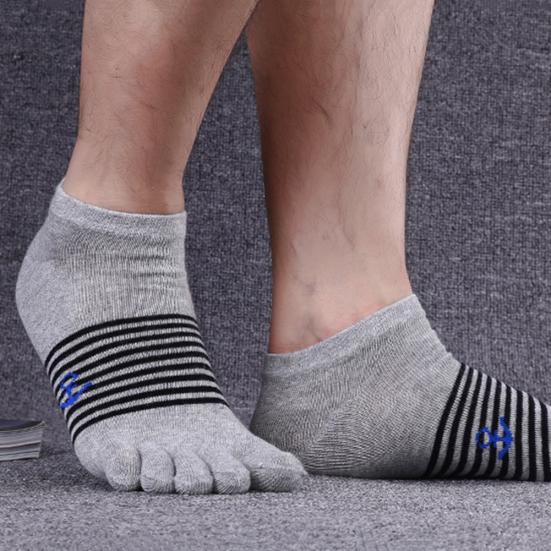 Breathable Men's Five Finger Toe Socks Casual Comfortable Soft Sports Home Wear