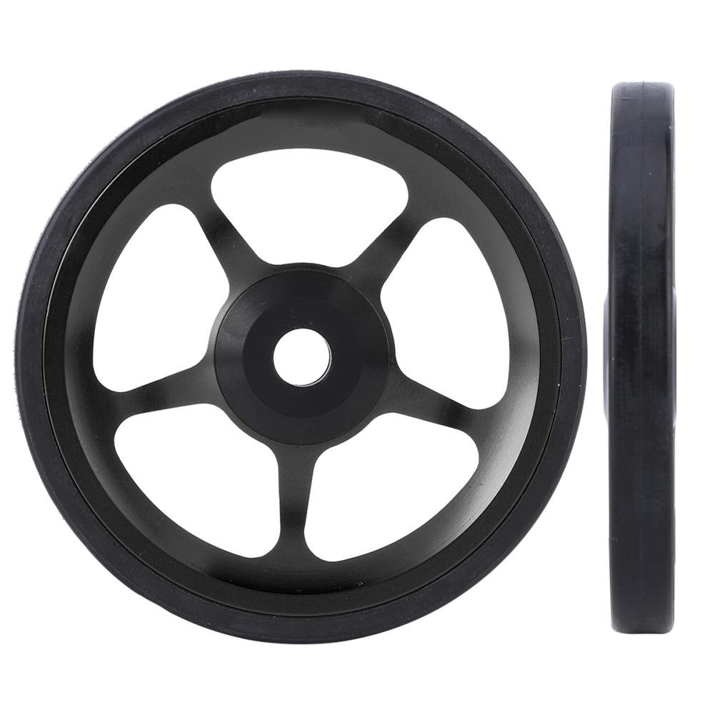 Складной велосипед Алюминиевое Легкое Колесо Велосипед для Катания Толкающее Колесо с Монтажным ВинтомЧерный