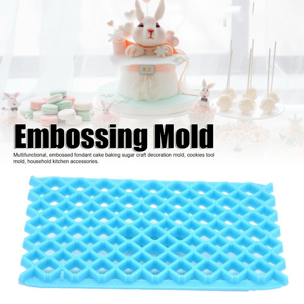 Hollowed-out Fondant Cake Mold PP Gum Paste Mold Multifunctional Embossing Mold Bakery