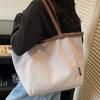 Bag Women's 2025 New Large Capacity Tote Bag Korean Version Casual Canvas Bag Commuter Shoulder Bag Fashion Shopping Bag