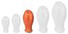 Plug Egg Ass M 9.5 x 5.3cm Orange - EggPlay - Plugs Silicone