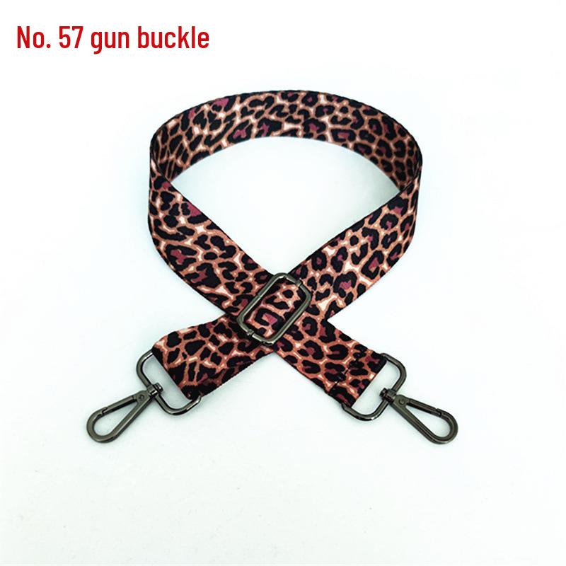 Colorful Ethnic Leopard Print Crossbody Bag Strap - Extended & Widened Replacement for Women's Shoulder Bags