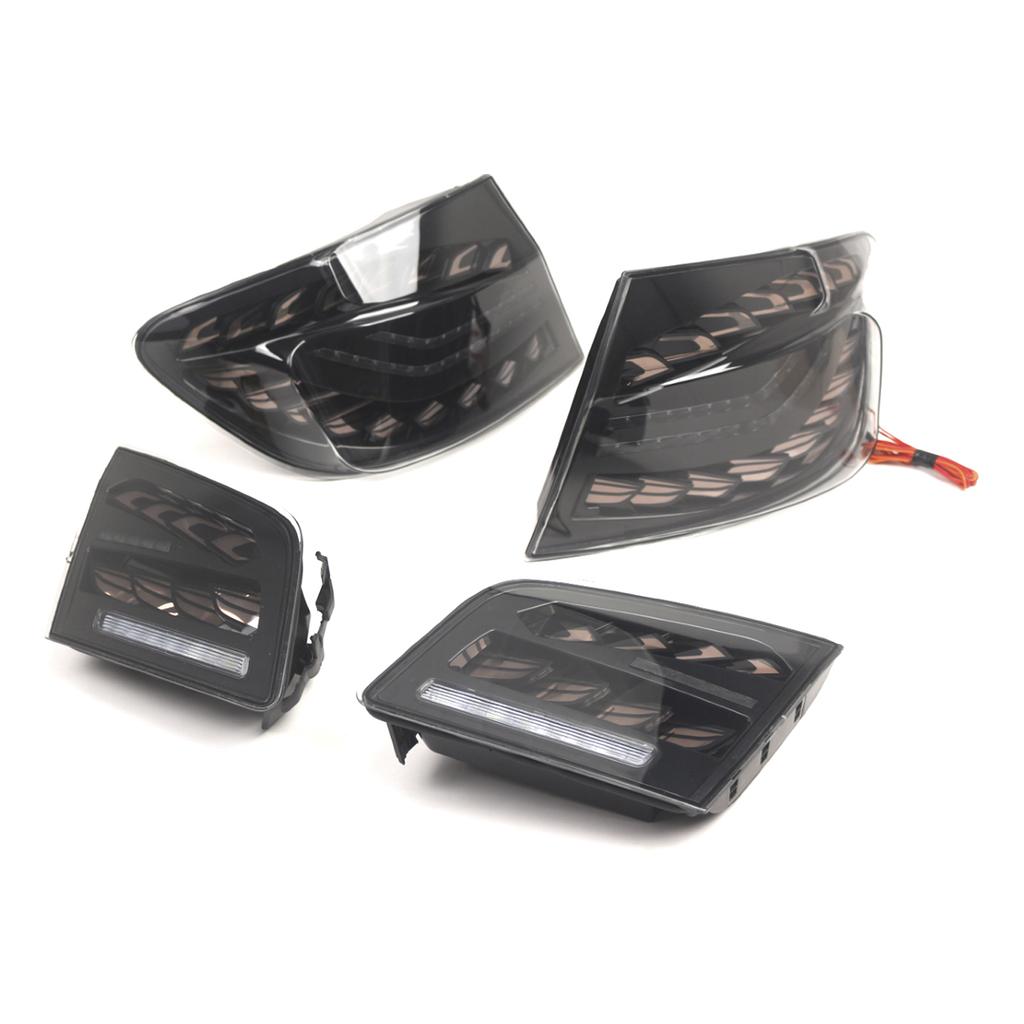 L&R Smoked LED Tail Lights Rear Lamp Assembly For BMW 5F10 F18 M5 2010-2016