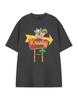 The Simpsons Grey Krusty Burger Short Sleeved T-Shirt Mens