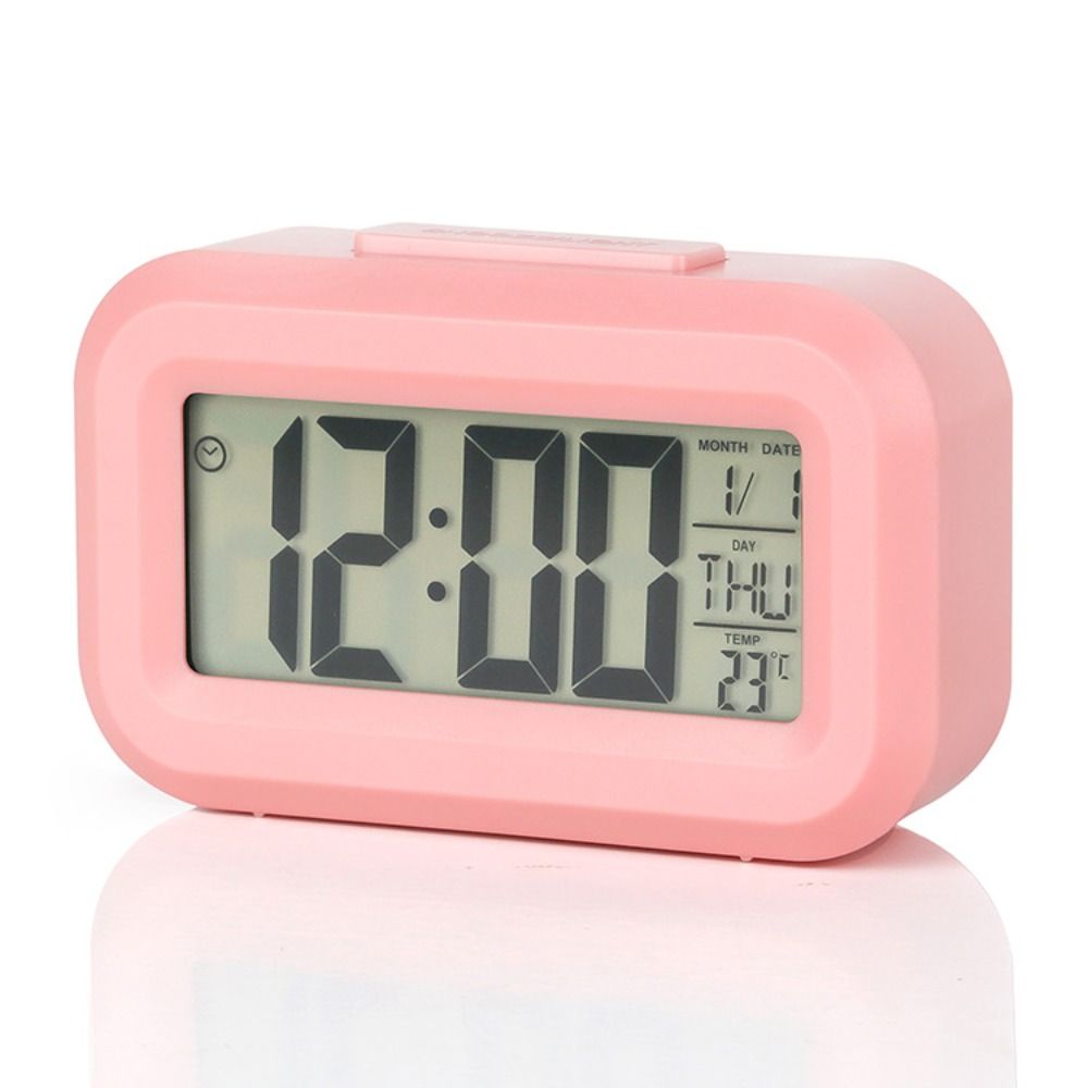 Silent Silent Snooze Clock Plastic Desk Clocks Creative LED Electronic Clock  Can be Timed
