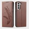 Ретро Чехол-книжка из коровьей кожи с подставкой для iPhone 17 16 Pro Max Samsung S25 Xiaomi Redmi 15C Honor Oppo с магнитным слотом для карт, откидная крышка