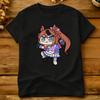 Уличная футболка Uma Musume Tokai Teio Чиби Динамичная Хлопковые футболки Хиппи футболка Для унисекс Пляж Y2k Топы с коротким рукавом