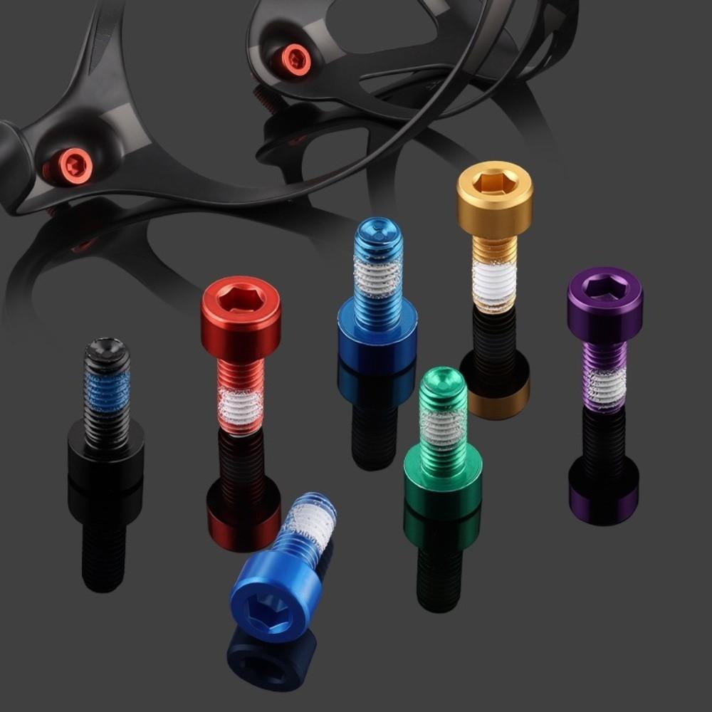 Hex Socket Water Bottle Cage Bolts M5×12mm Bike Holder Bolts Bike Bottle Cage Screws Bicycle