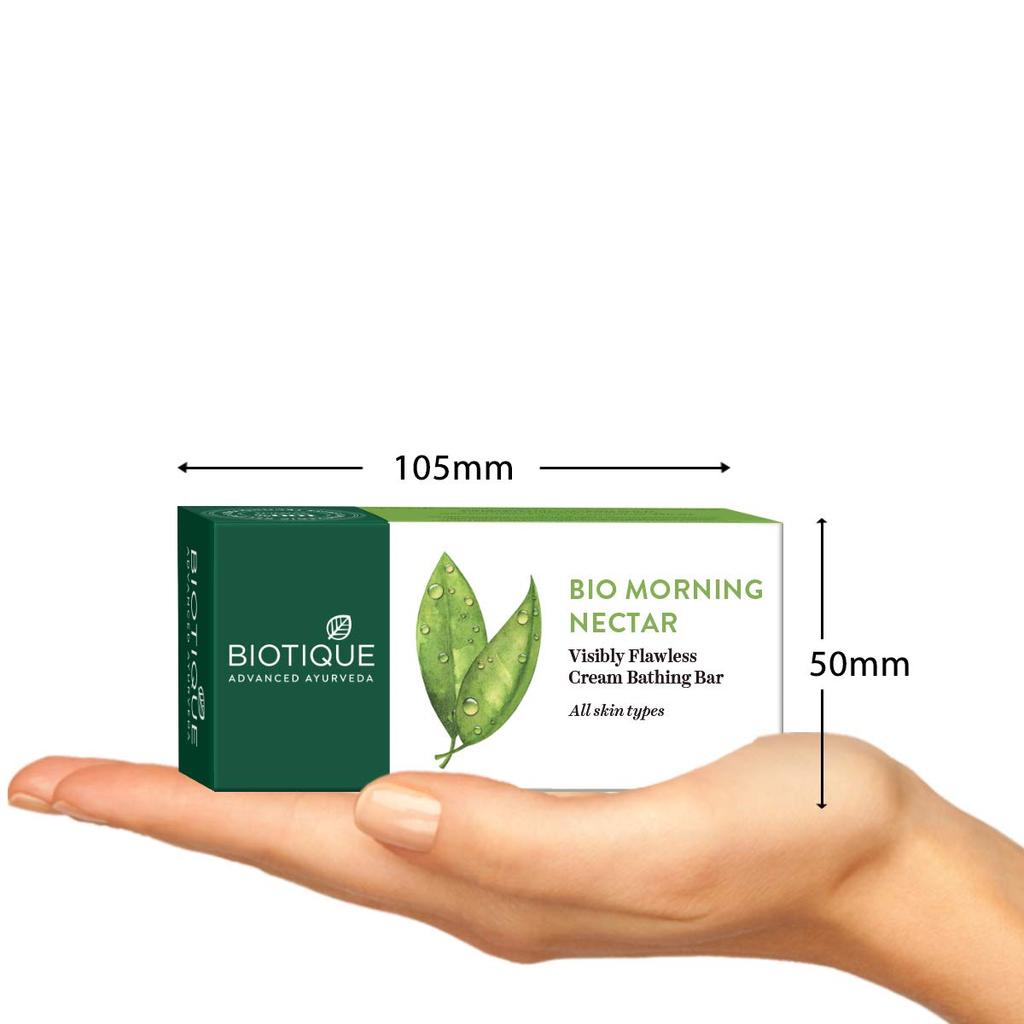 Biotique Увлажняющий крем-бар Morning Nectar с миндалем, кокосом и куркумой для питания и сияния кожи 150г
