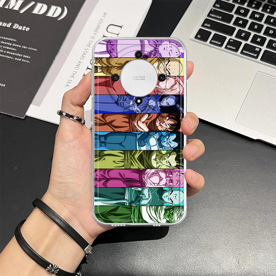 Мультяшный чехол Dragon Ball Anime для Honor 90 Lite X7b X8a X9b X8b X9a X8 Мягкая крышка для телефона