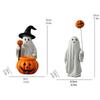 Halloween Spooky Ghost Statue Cowboy Ghost Statue for Party Home Table Centerpieces Shelf Ornaments