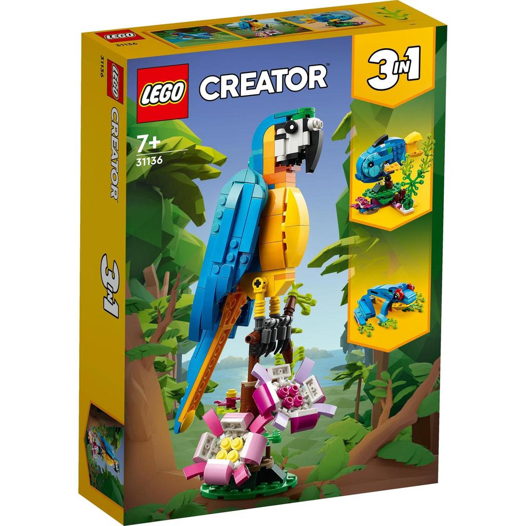 LEGO Creator Ара 31136 Игрушка Строительные Блоки Подарок Животное Мальчики Девочки Возраст 7+