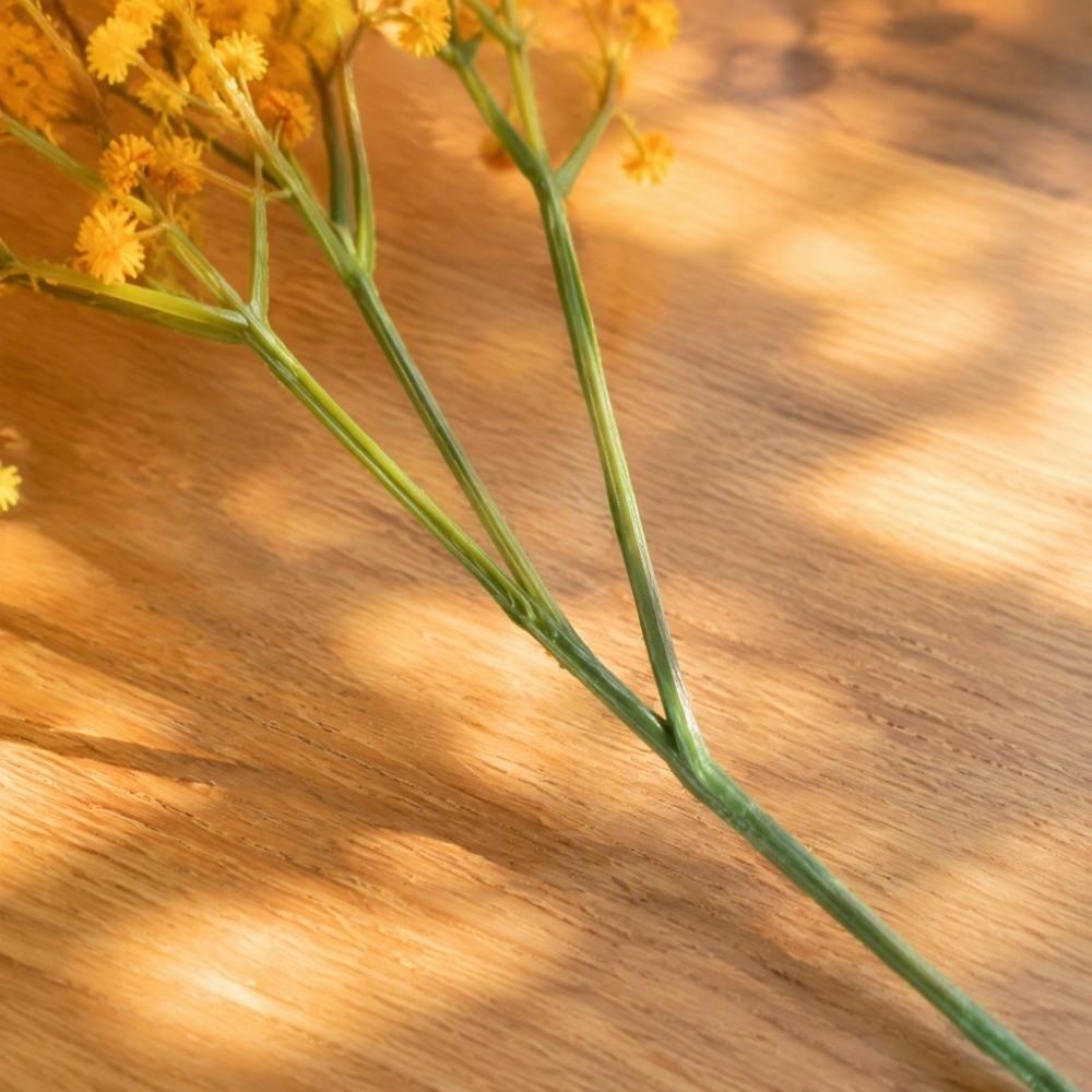 5pcs Plastic Artificial Gypsophila 3 Branch Artificial Flower Stems Fake Silk Flowers Office Decor