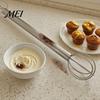 Soup Flavor Mixer Double Head Whisk, Stainless Steel Mixing Muddler, Handheld Blender Miso Dissolver Spoon for Paste Cream Eggs, Easy Clean